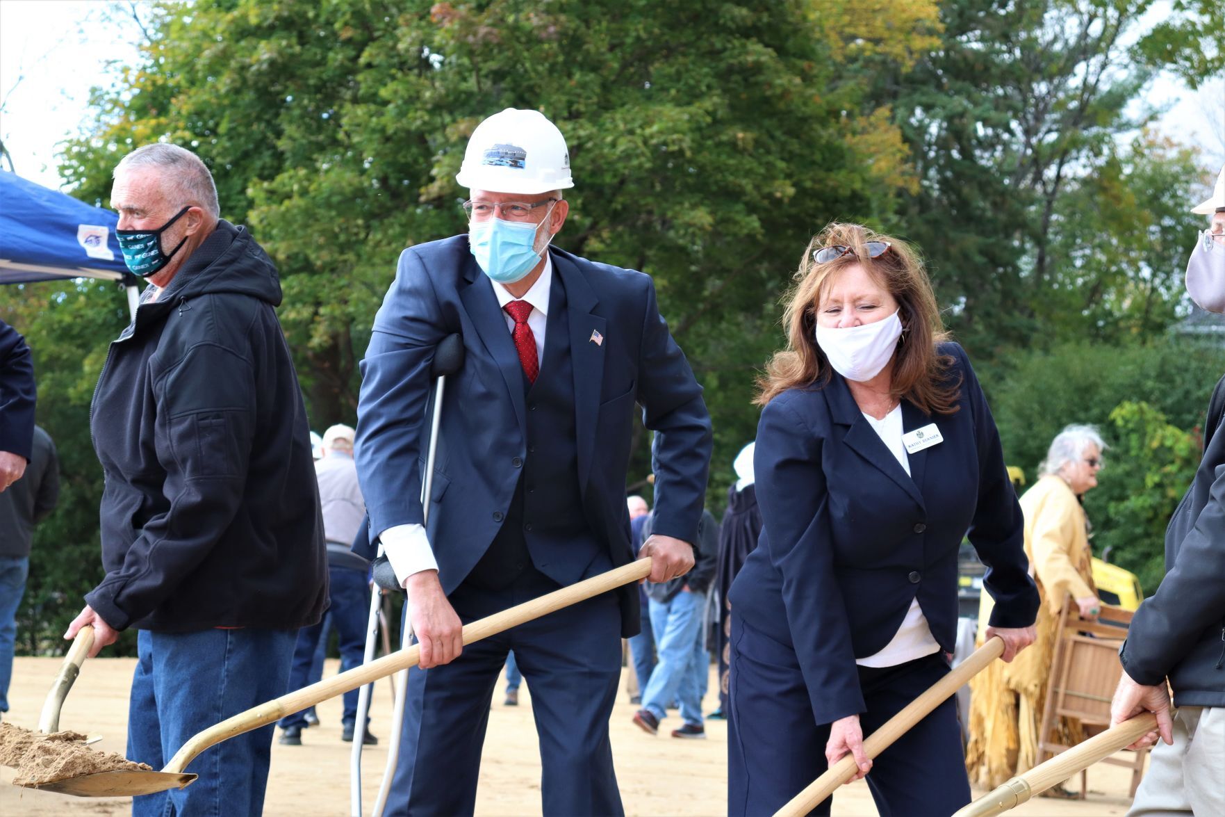 Chippewa Area History Center groundbreaking